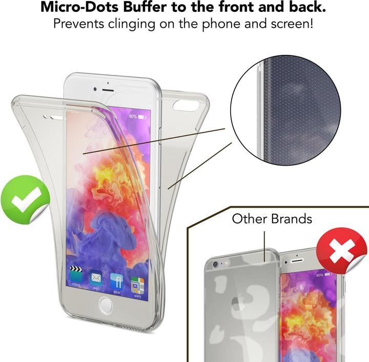 Immagine prodotto Nalia Custodia per cellulare a 360 gradi (Apple iPhone 6 Plus)