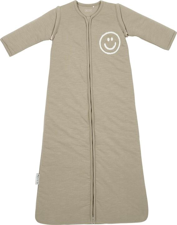 Actual product image Meyco Slub with smile application baby sleeping bag with detachable sleeves (90 cm)