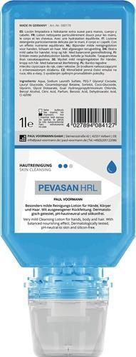 Immagine prodotto Paul Voorman Detergente per mani Pevasan HRL 1 l bottiglia morbida senza silicone e a pH neutro PAUL VOORMANN (1000 ml)