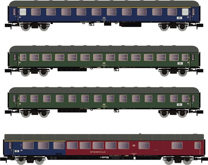 Hornby DB 4 Reisezugwagen 1xAm, 2xBm, 1xARm217 Ep. IV (Spur N)