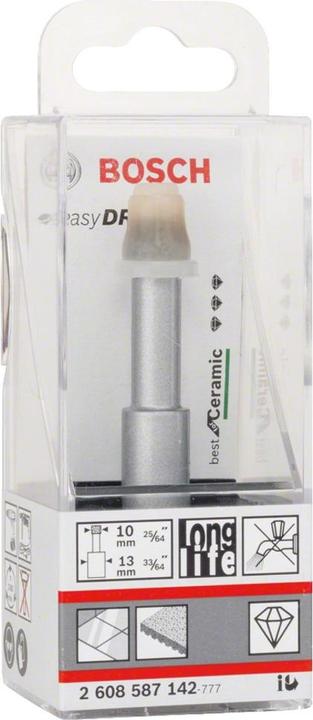 Actual product image Bosch Professional Zubehör Diamond dry drill Easy Dry Best for Ceramic, 10 x 33 mm (10 mm)