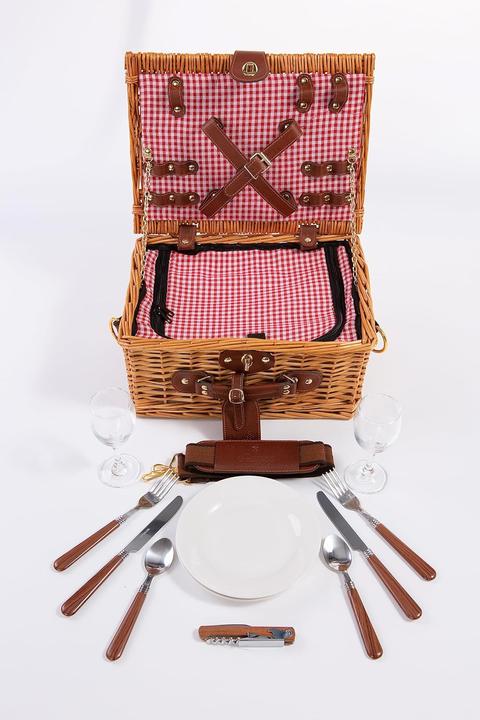 Produktbild EGenuss Picknickkorb-Set für 2 Personen mit Kühlfach