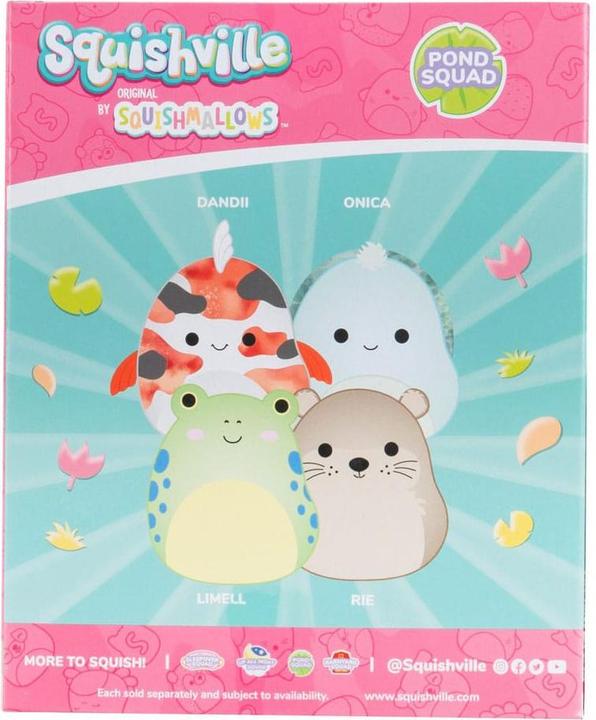 Actual product image Squishmallows Squishville Mini plush figures 4-pack Pond Squad 5 cm (5 cm)