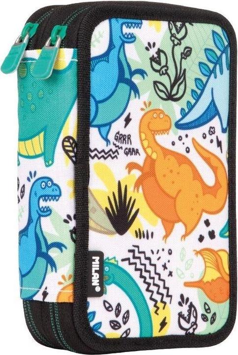 Produktbild Teka 2-stöckiges Federmäppchen mit Dinos MILAN-Zubehör