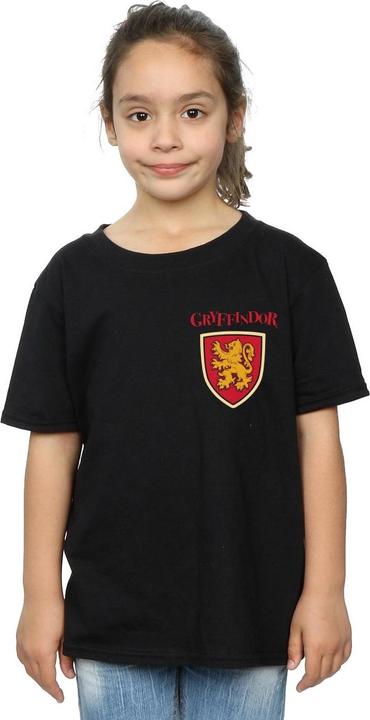 Image du produit - T-shirt GRYFFINDOR LION FAUX POCKET - Fille (140, 146)