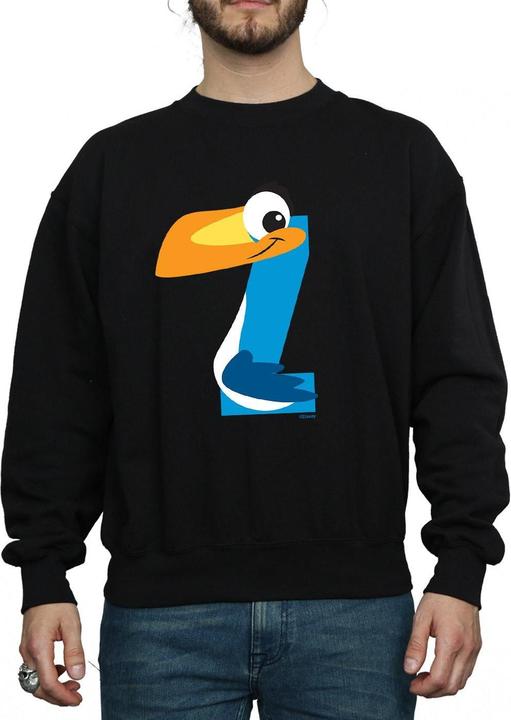 Actual product image Disney Mens Alphabet Z Is For Zazu Sweatshirt (S)