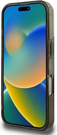 Actual product image Guess GUHMP16LH4DTEW iPhone 16 Pro 6.3" brązowy/brown hardcase IML 4G Background MagSafe (Apple iPhone 16 Pro)