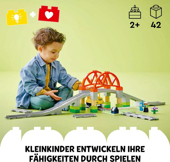 Actual product image LEGO Railway bridge and rails - extension set (10426)