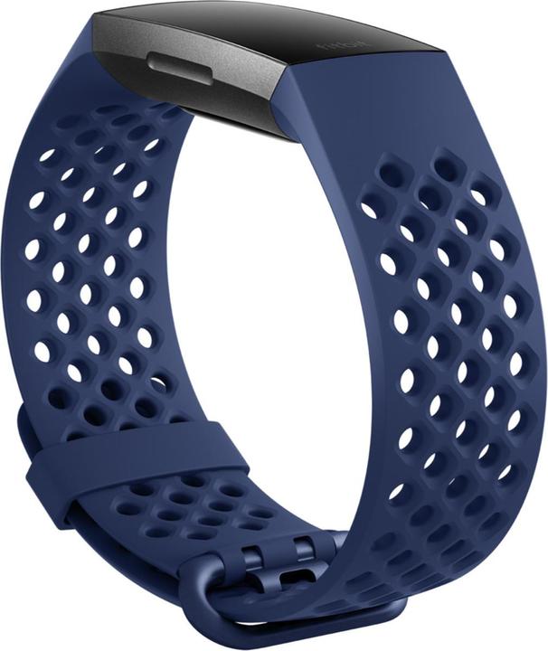 Immagine prodotto Fitbit Bracciale sportivo in silicone per Charge 4, blu navy (Silicone)