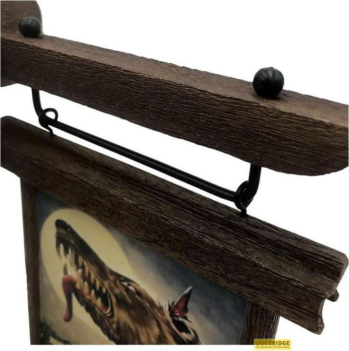 Actual product image Factory Entertainment An American Werewolf in London Scaled Prop Replica Pub Sign 6 cm