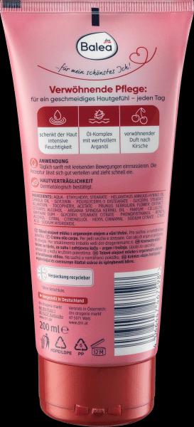 Image du produit dm Balea Lotion corporelle à la crème et à l'huile Cerise (Lotion pour le corps, 200 ml)