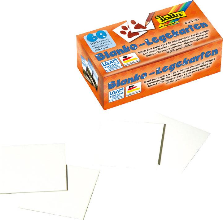 Produktbild Folia Blanko Legekarten