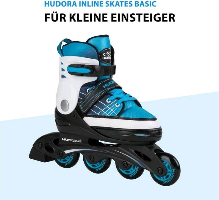 Actual product image Hudora Inline skates Basic, size 30 - 33 - blue (30, 31, 32, 33)