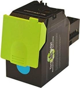 Image du produit Astar Cyan - compatible - cartouche de toner - pour Lexmark CX410de (C)