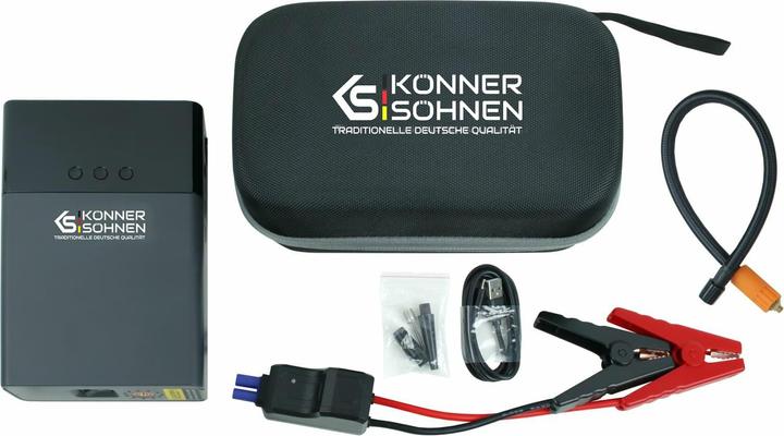 Könner & Söhnen Urządzenie Rozruchowe Ze Sprężarką Ks Jsp-1400 (1200 A, 14000 mAh)