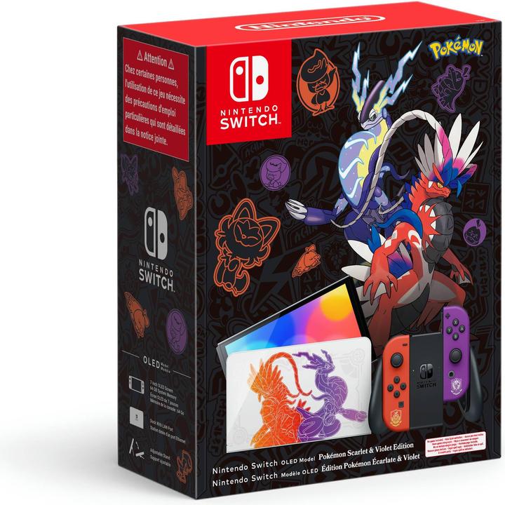 Produktbild Nintendo Switch (OLED-Modell) Pokémon Karmesin & Purpur-Edition