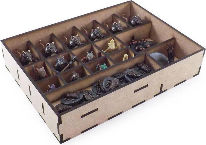 Produktbild Feldherr MAUS - Brettspiel Organizer für und Mystik und Erweiterung Herz des Glürm (Holz)