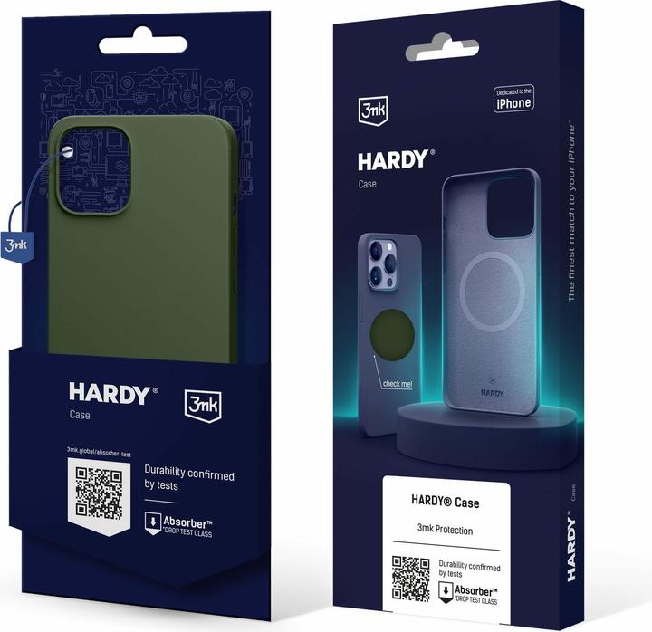 Actual product image 3MK Hardy Case iPhone 13 6.1" zielony/alphine green MagSafe (Apple iPhone 13)