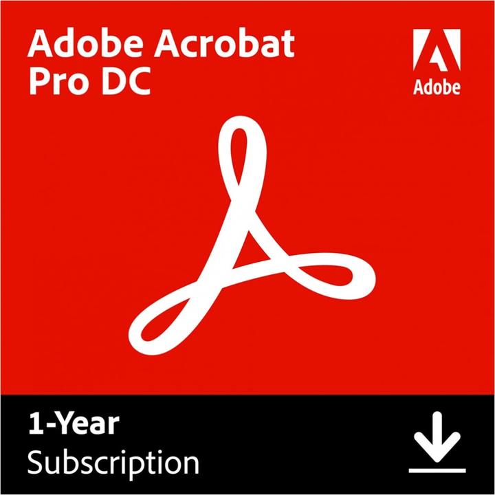 Image du produit Adobe Acrobat Professional DC (1 Utilisateur, 12 mois)