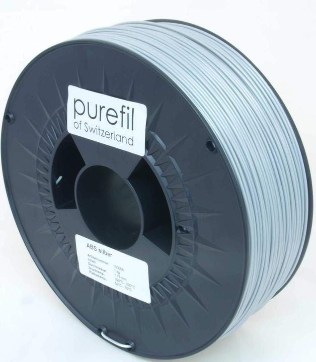 Productafbeelding Purefil Draad (PETG, 1.75 mm, 1000 g, Zilver)
