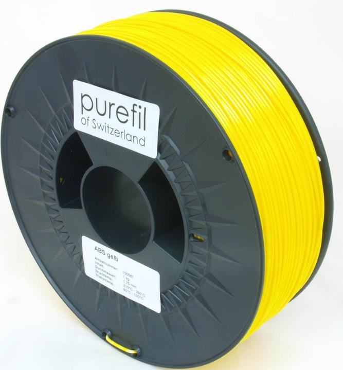 Actual product image Purefil Filament (TPU, 1.75 mm, 1000 g, Yellow)