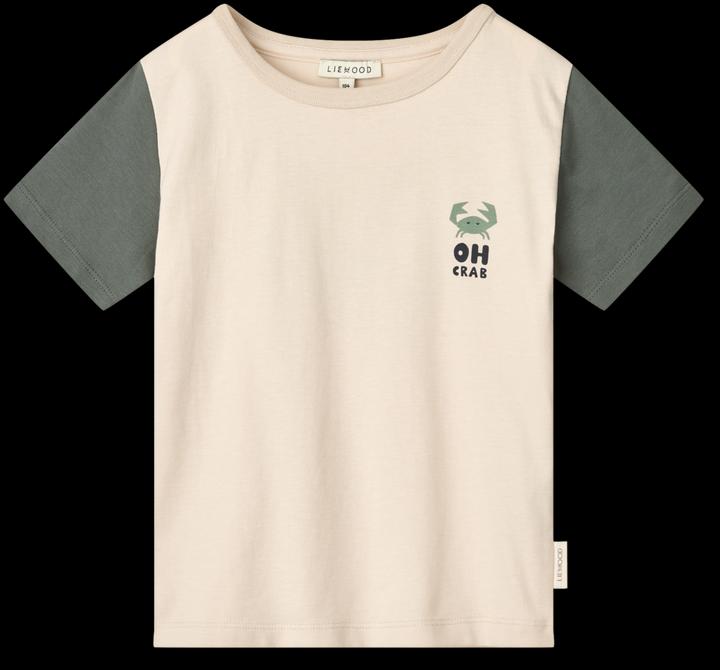 Actual product image Liewood Apia TShirt Oh Crab (122)