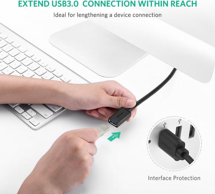 Actual product image Ugreen USB A—Usb A (1 m, USB 3.0)