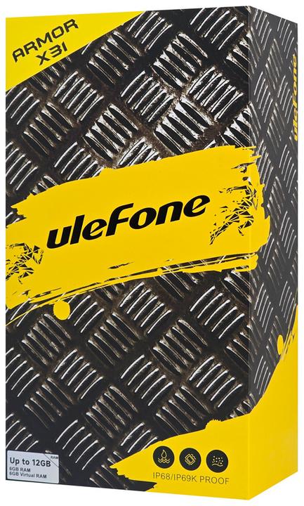 Produktbild Ulefone Armor X31 6/128GB black EU