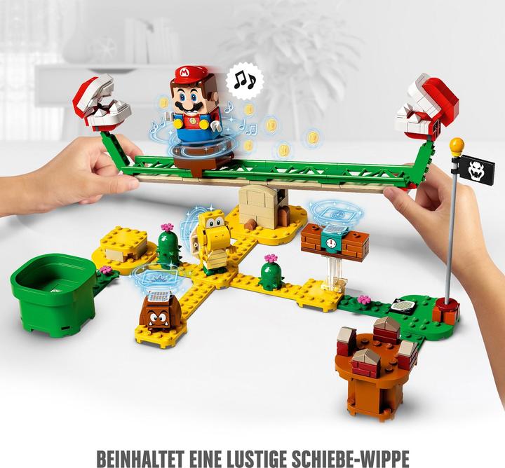 Actual product image LEGO Piranha plant power seesaw extension set (71365, LEGO Super Mario)