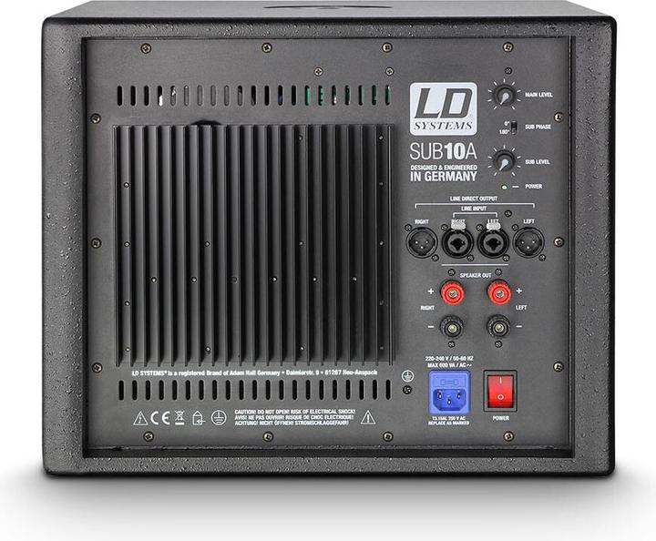 Actual product image LD Systems SUB 10 A 10" subwoofer (Active)