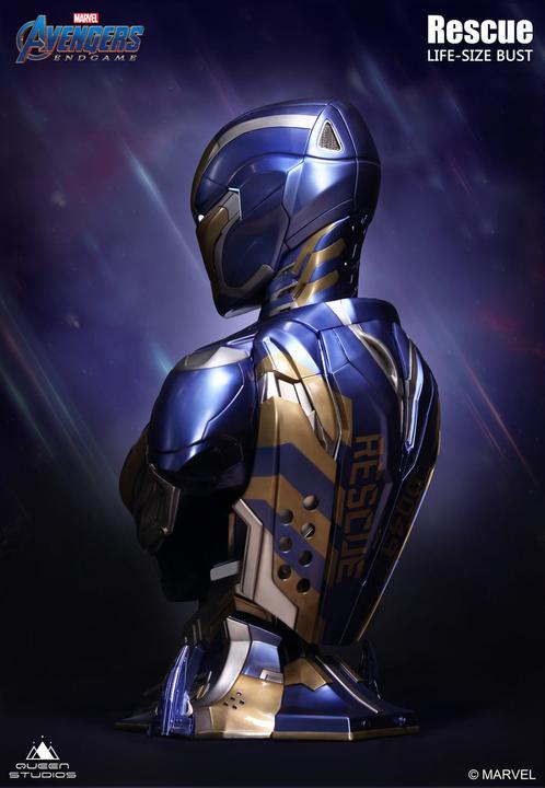 Produktbild Queen Studios Marvel's Avengers “Iron Man MK49 – Rescue Suit” 1/1 Lifesize Büste