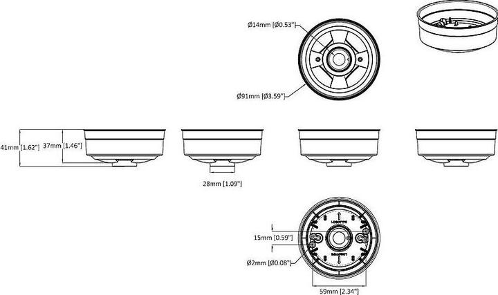 Actual product image Axis T94T02D Suspension mounting set (Mounting kit)