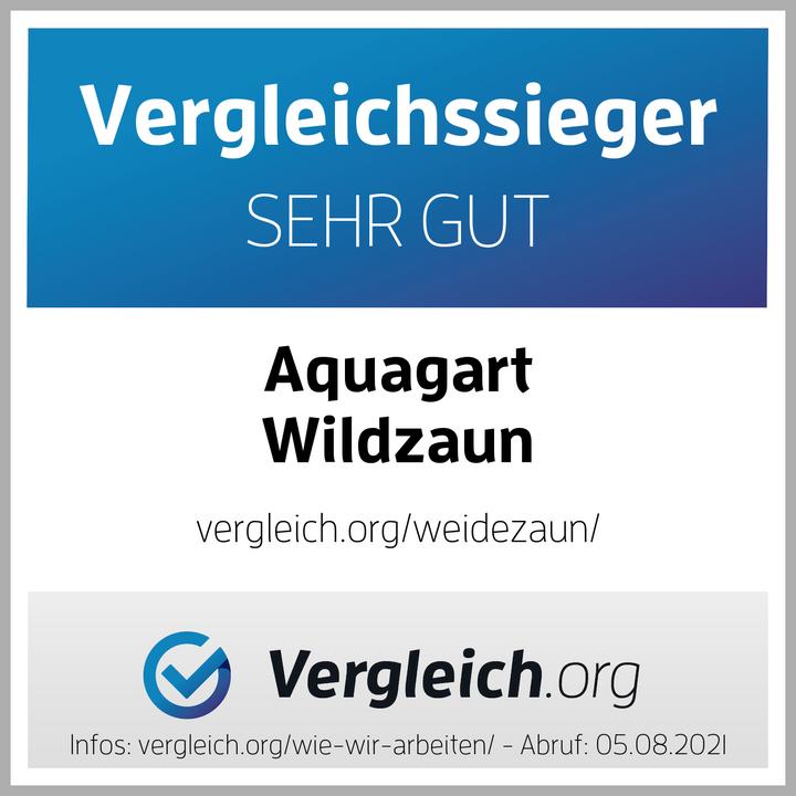 Etichetta energetica Aquagart 450m Wildzaun Forstzaun Weidezaun Drahtzaun Knotengeflecht 180/16/15