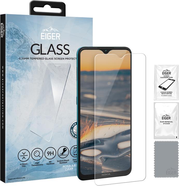 Produktbild Eiger Mountain Glass Clear (1 Stück, Nokia 5.3)