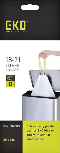 Produktbild EKO Abfallsack Typ D 18-21 LTR (20 x, 21 l)