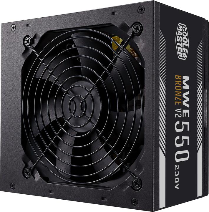 Immagine prodotto Cooler Master MWE 550 Bronze 230V V2 - 550 W - 200 - 240 V - 50/60 Hz - 5 A - Attivo - 110 W (550 W)