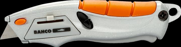 Actual product image Bahco Mini cutter knife with automatic blade retraction and rubber handle (Cutters)