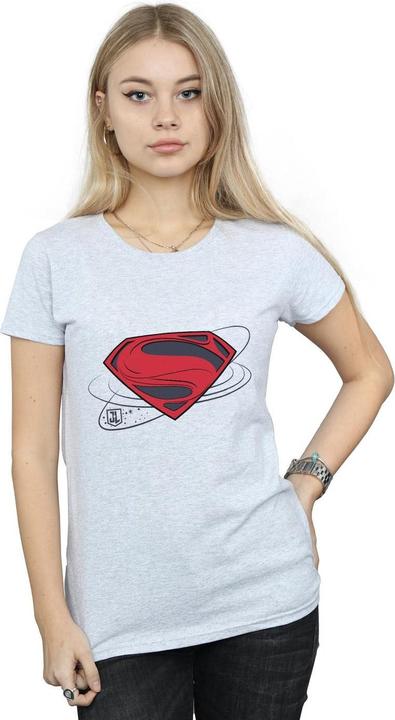Immagine prodotto Justice League Movie Superman Logo Maglietta Donna (L)