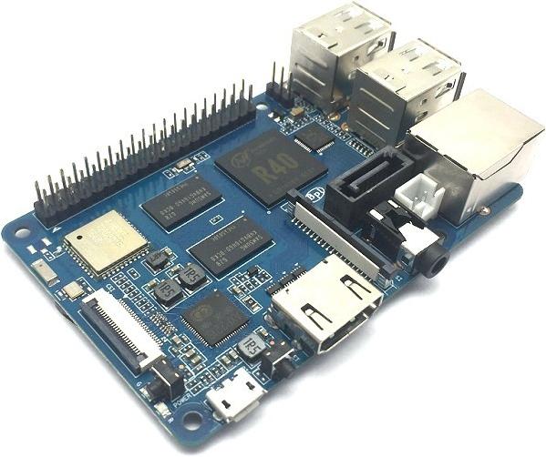 Immagine prodotto Allnet Banana Pi Board BPi-M2 Berry Quadcore CPU Raspberry Pi3 Size (BPi-M2U Berry)