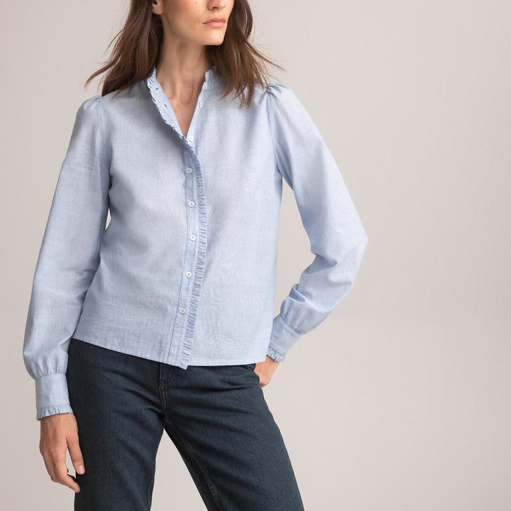 Image du produit La Redoute Collections Blouse à manches longues (42)