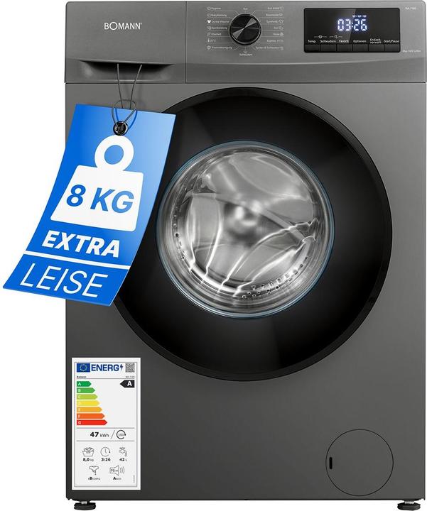 Image du produit Bomann WA 7185 Waschmaschine Inverter (8 kg, Modifiable)