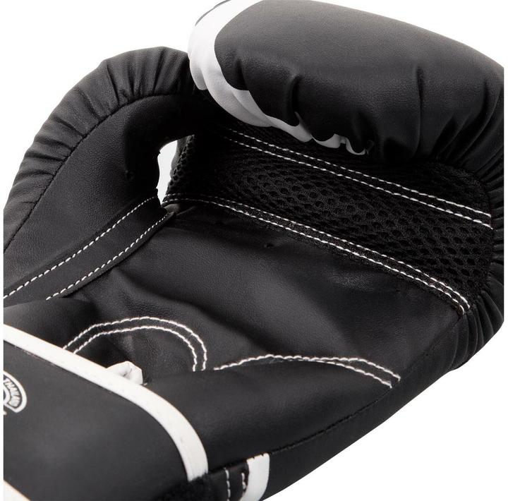 Actual product image Venum Challenger 2.0 Kids Boxing Gloves - Black/White (4 OZ, One size)