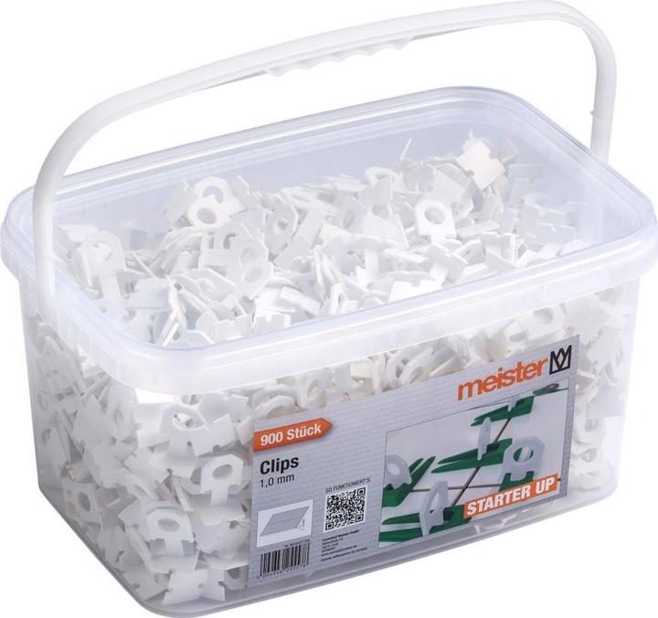 Produktbild Conmetall Meister Ersatzclips für Nivelliersystem Starter 900-teilig