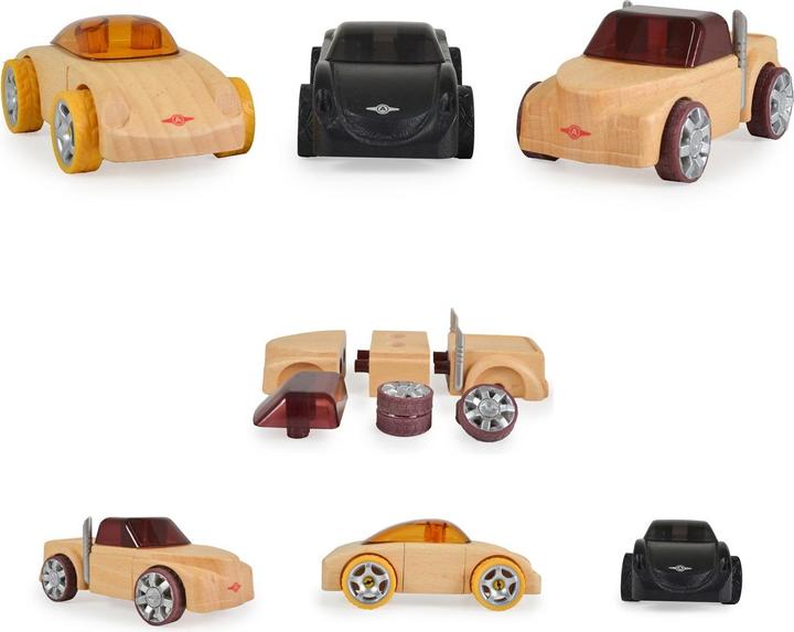 Produktbild Moni Spielzeugautos 3er Set 53111 Mini