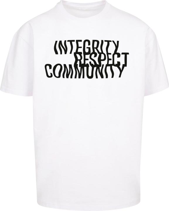 Merchcode Football's coming home Integrity Respect Community Heavy Oversize Tee - 174001 (M)