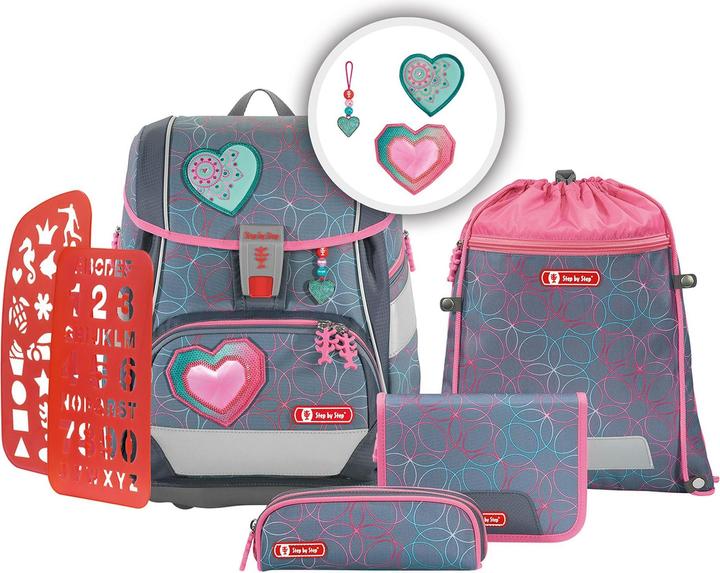Step by Step Ranzen-Set 2IN1 PLUS, 6-teilig (19 l)