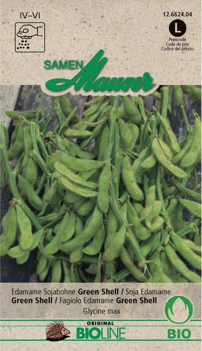 Samen Mauser Edamame Sojabohne Green Shell (Gemüsesamen)