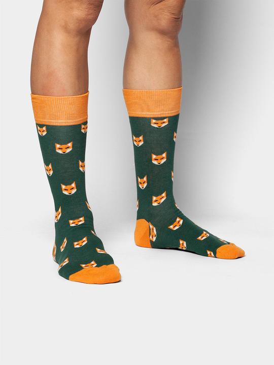 DillySocks Fossiled Fox (Einzelpack, 36 - 40)