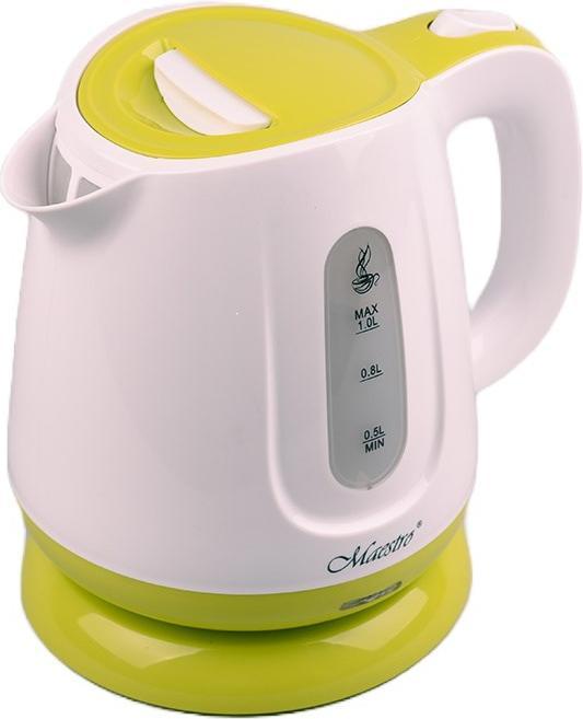 Actual product image Feel-Maestro MR013 green electric kettle Green, White (1 l)
