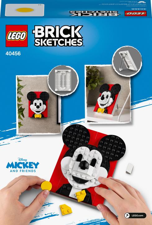 Image du produit LEGO Brick Sketches - Mickey Mouse (40456, LEGO Disney, LEGO difficiles à trouver)